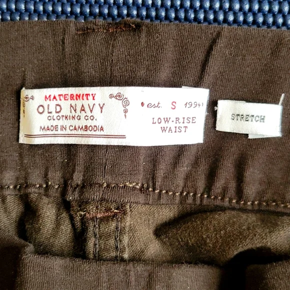 Old Navy Maternity Brown Corduroy Pants - Size Small - Picture 5 of 6